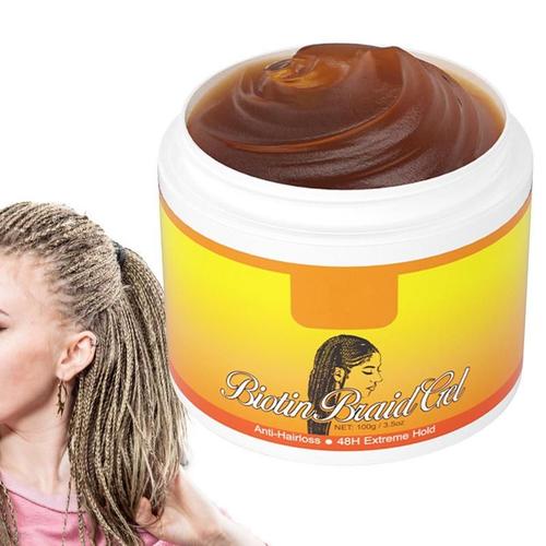 Finition De Cheveux Gel 100ml Tresse Gel Cheveux S'envoler Dompteur Aucun Flocon Tenue Extrême Cire Coiffante Bord Pâte À Cheveux Pour Tressage Curling 