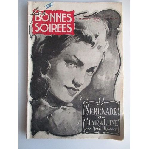 Les Bonnes Soirees N 38 21 Septembre 1947 28 Eme Annee