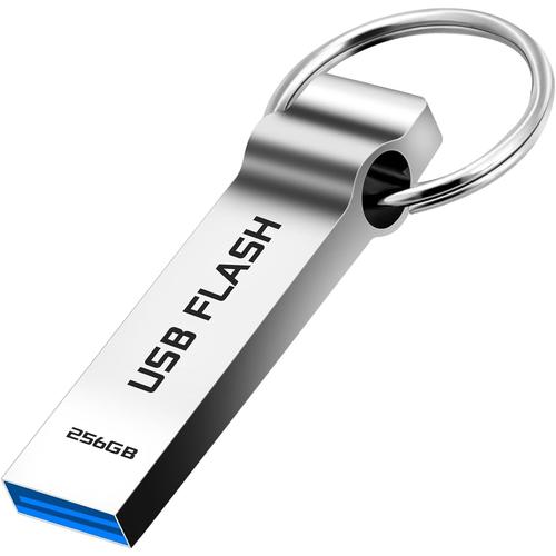 256 GB Memory Stick High Speed USB 3.0 Flash Drive Waterproof USB Stick External Storage Data for Laptop, with Keyring.[Z2337]