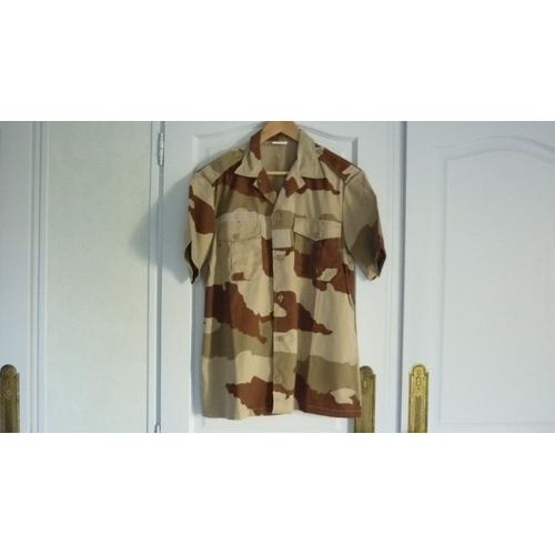 Chemise Manches Courtes Armee Francaise / Outre Mer Camouflage