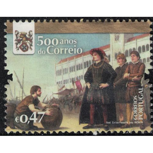 Portugal 2016 Used 500 Anos Do Correio 500 Ans Des Services Postaux Su