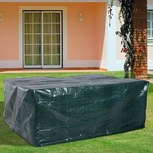 Housse Pour Salon De Jardin Etanche 240x140x90cm Bache De Protection Bache Anti-Uv Polyethylene Respirant Pour Tables De Jardin Meubles De Terrasse Rectangulaire Minkurow Goodnice