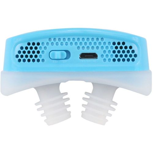 Dispositifs Anti-Ronflement, Dilatateurs Nasaux Electriques Micro Cpap Conceptions De Ventilateur A Double Courant De Foucault Solution De Ronflement Snore Stopper Nose Vent Clip Purificateur (Bleu) Goodnice 