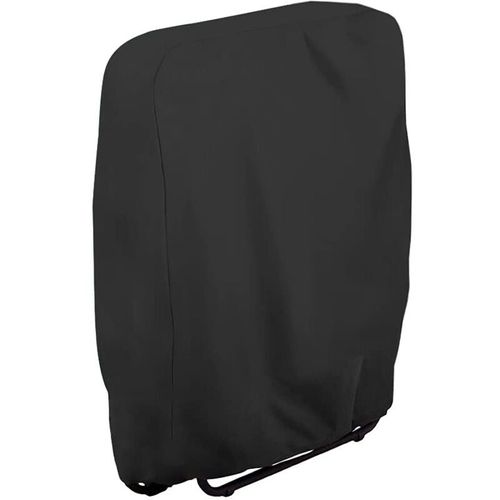 Housse De Protection Pour Chaises De Jardin Resistante Aux Uv Resistant Au Vent Pour Meubles De Jardin Deckchair Chaise Longue Pliable Avec Sac De Transport Oxford Noir Goodnice