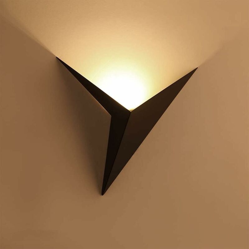 Applique Murale Interieur Led 3w, Creatif Triangle Forme Bla...