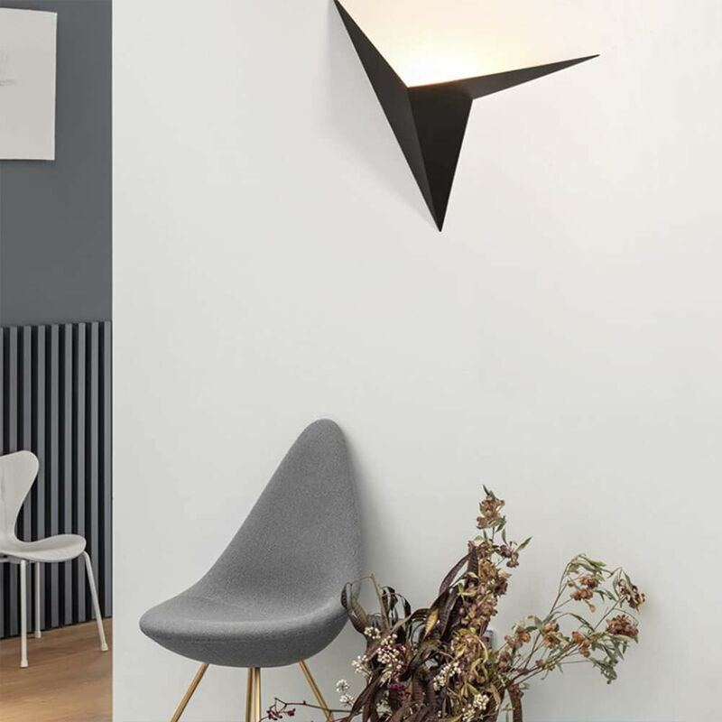 Applique Murale Interieur Led 3w, Creatif Triangle Forme Bla... - 3