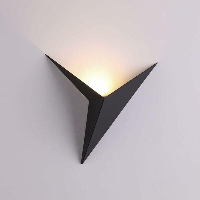 Applique Murale Interieur Led 3w, Creatif Triangle Forme Bla... - 5