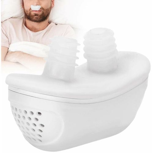 Dispositifs Anti-Snoride Micro Cpap Nasal Dilatorial, Solution De Ronflement Snorine Nez Tenace Ventilation Clip Purificateur Air Stop Snoring Men Women Femmes Meilleure Solution (Blanc) Goodnice 