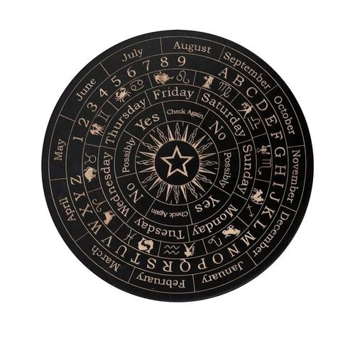Plaque En Bois Pour La Divination - Étoile