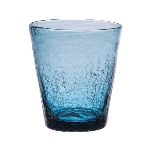 Gobelet Lussan Craquelé 27 Cl Bleu (Lot De 6)