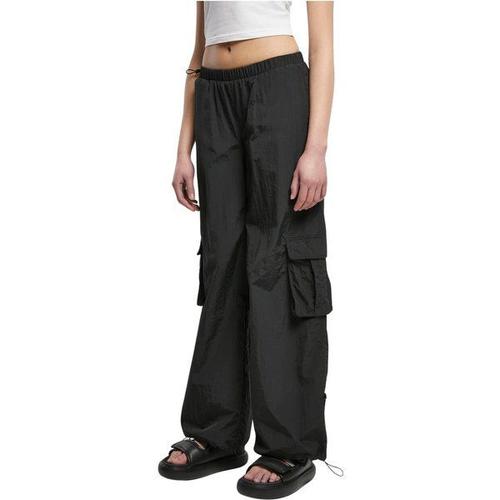 Pantalon Cargo Nylon Large Froissé Femme