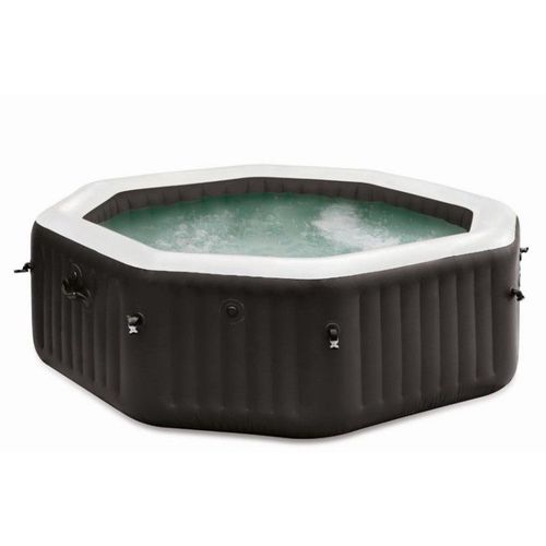 INTEX Spa gonflable octogonal PureSpa Blue navy 6 places