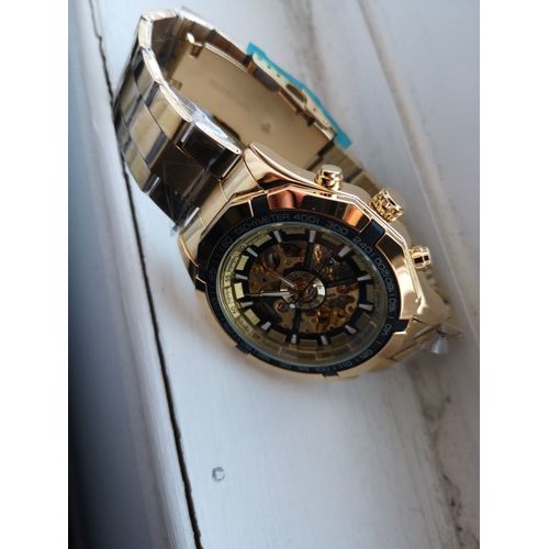 Montre Automatique Yellow Steel