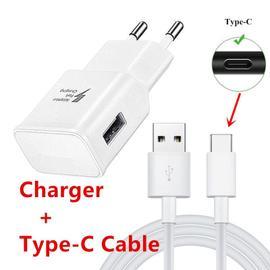 Chargeur USB C VISIODIRECT 2 Cables pour Samsung S21 5G