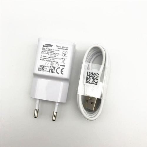 Samsung chargeur rapide adaptateur secteur USB 9V 1.67A câble de Charge  rapide Type C pour Samsung Galaxy S10 S8 S9 Plus Note9 8 A70 A50 A40 - Type  White EU And Cable