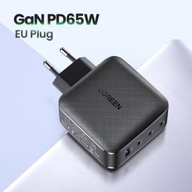 Ugreen 65W GaN chargeur Charge rapide 4.0 3.0 Type C PD USB chargeur avec  QC 4.0 3.0 chargeur rapide pour iPhone 12 Pro Xiaomi ordinateur portable -  Type EU 65W Charger