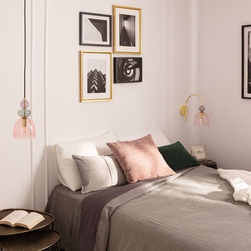 Lampe Murale Métal Et Verre Baudelaire Vert