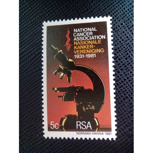 Timbre Afrique Du Sud Yt 494 Association Nationale Du Cancer 1981 ( 091204 )