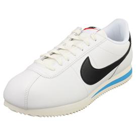 Nike Cortez Chaussures Pour Hommes Baskets De Cuir Blanc Et Noir 45 1 2 Rakuten