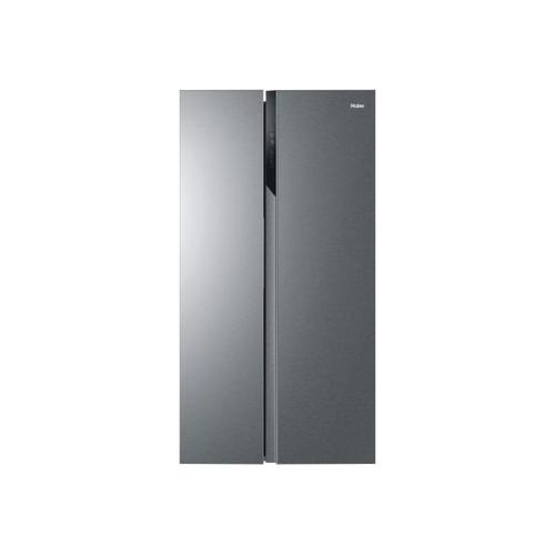 Réfrigérateur Side by side Haier HSR3918FNPG - 528 litres Classe F Aspect inox