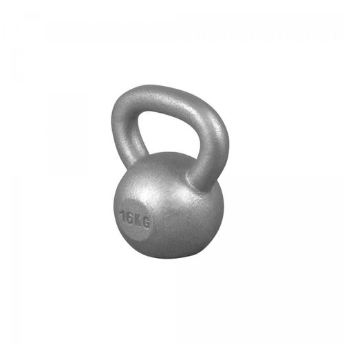 Gorilla Sports - Poids Kettlebells De 2 Kg À 32 Kg + Lots De 2, 3 Ou 8 Kettlebells - Gris - Noir Ou Or - Couleur : Gris - Poids : 16 Kg