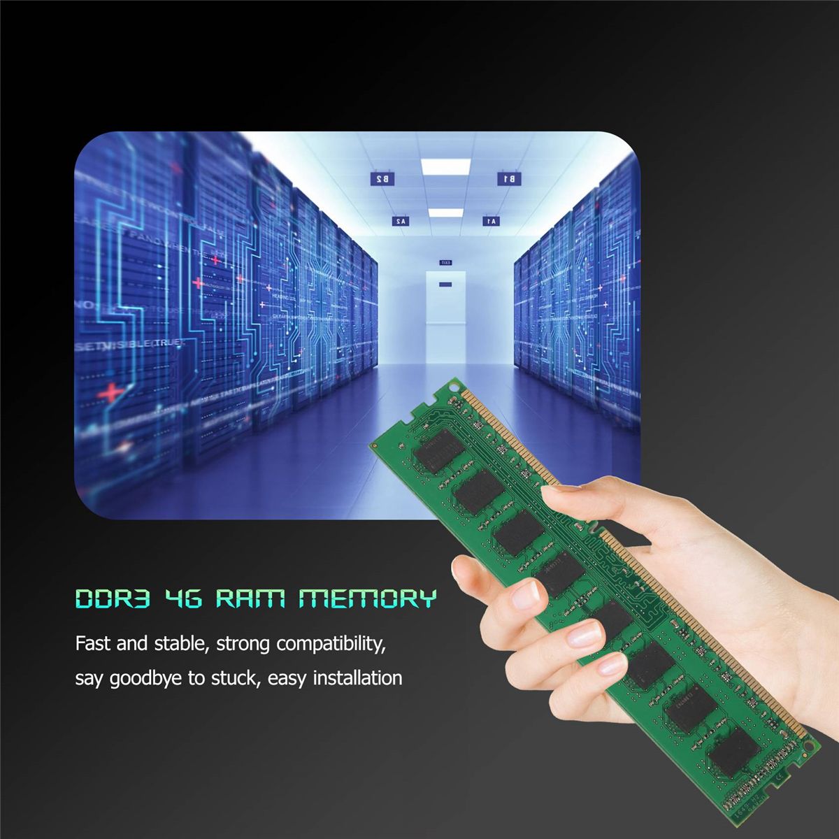 MMoire RAM DDR3 4G 1333Mhz 240 Broches MMoire de Bureau PC... - 5