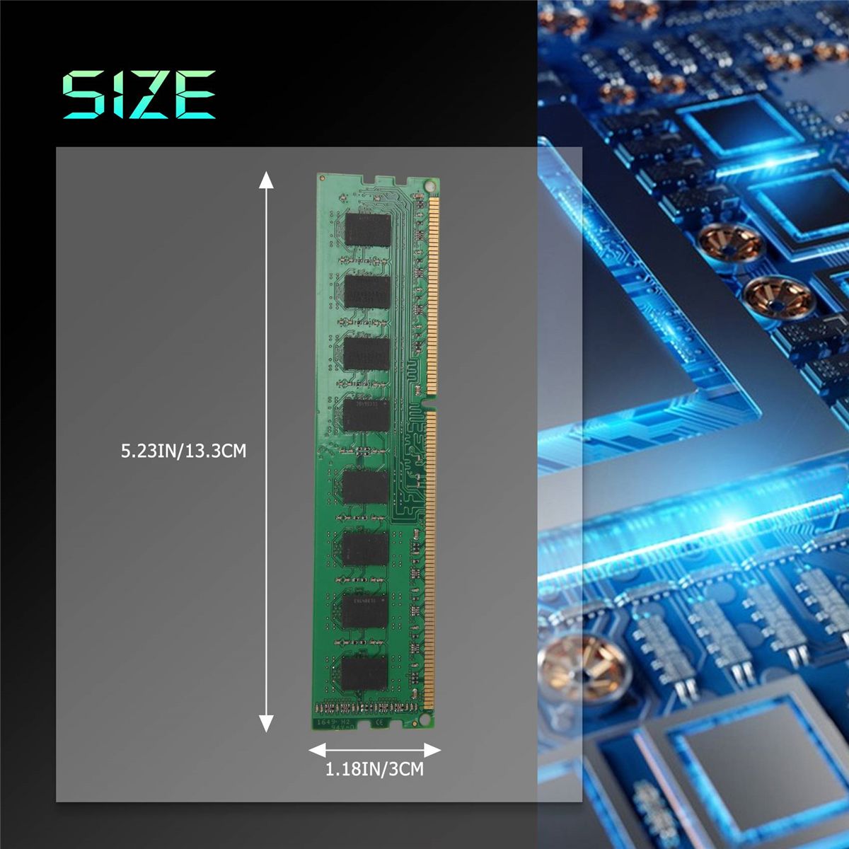 MMoire RAM DDR3 4G 1333Mhz 240 Broches MMoire de Bureau PC... - 6