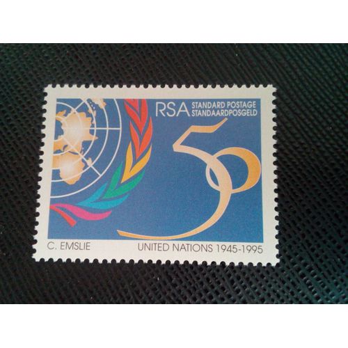 Timbre Afrique Du Sud Yt 889 50e Anniversaire Des Nations Unies 1995 ( 091204 )