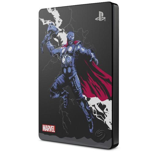 Seagate Game Drive For Ps4 Stgd2000205 - Marvel Avengers Limited Edition - Thor - Disque Dur - 2 To - Externe (Portable) - Usb 3.0 - Gris Métallisé - Pour Sony Playstation 4