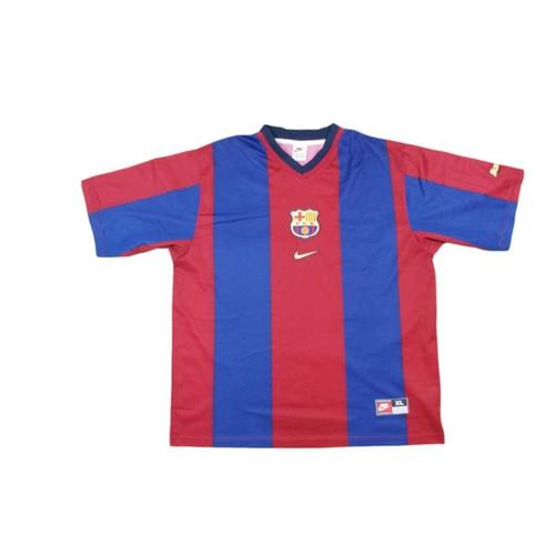 Maillot De Foot Vintage Domicile Fc Barcelone 1998-1999