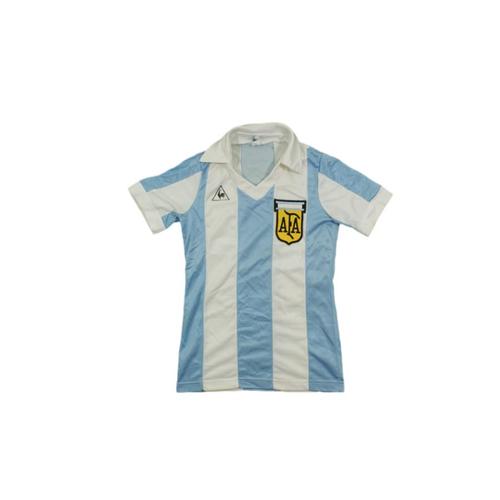 Maillot De Football Vintage Domicile Équipe D'argentine Années 1980