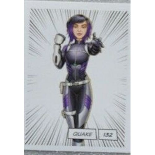 Autocollant Marvel Leclerc 2020 Quake 132