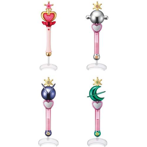 Bishoujo Senshi Sailor Moon Sailor Moon Sailor Moon Stick & Rod 3 (All 4 Kinds Full Set) [Import Japonais]