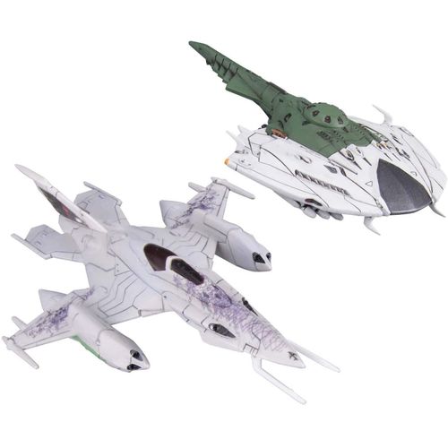 Space Battleship Yamato 2202 Mecha Collection Zwarke (Embassy Personnel Only) & Death Batator Set Plastic Model [Import Japonais]