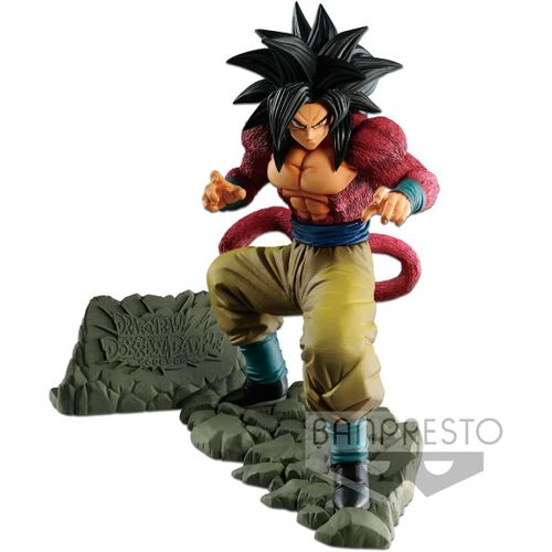 Ichiban Kuji Lottery - Dragon Ball Ultmate Evolution With Dokkan Battle Collaboration Prize 4th Anniversary Figure - Super Saiyan 4 Son Goku [Import Japonais]