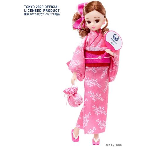 Tomy Takara Tomy Rika-Chan Yukata Tokyo 2020 Paralympic Emblem [Import Japonais]