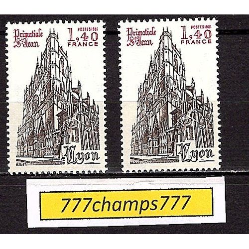 Cathédrale Saint-Jean De Lyon. 1981. Y & T 2132