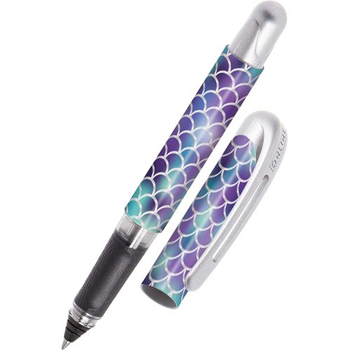 Stylo Roller - Encre - Rechargeable - Motif Sirène - Pour L'école - Online