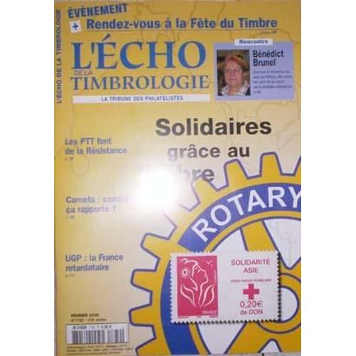 L'echo De La Timbrologie N° 1782 : Solidaires Grace Au Timbre