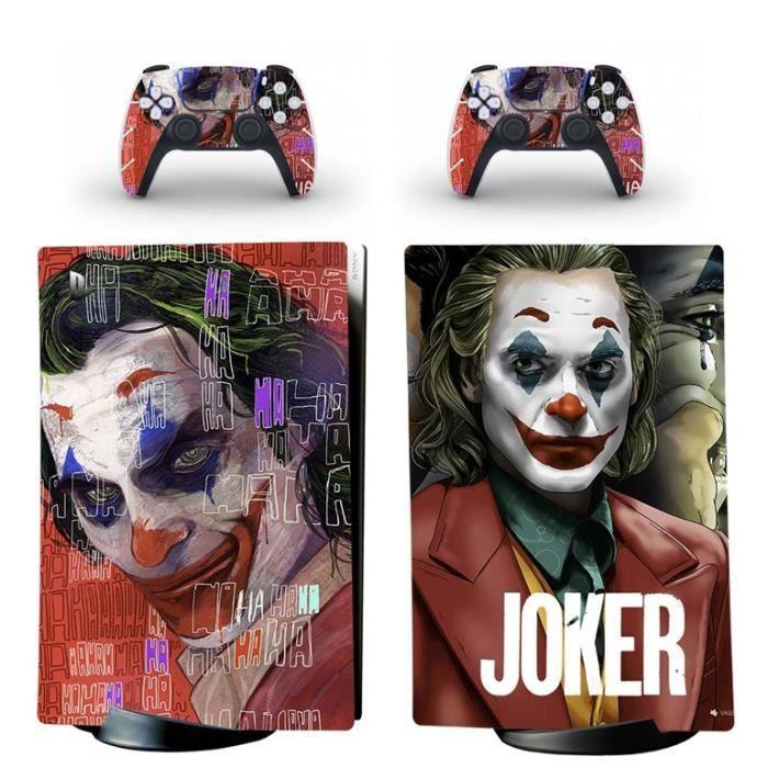 Sticker PS5,Skin pour PS5 Playstation 5 avec Lecteur Optique Console et 2  Contrôleurs - Batman