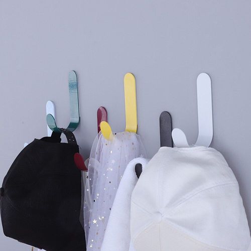 1 Pièces Crochets Adhésifs Nordique En Fer Forgé Petit Crochet Mur Porte Cintre Crochets Pour Cuisine Salle De Bain Accessoires Ménagers Durables