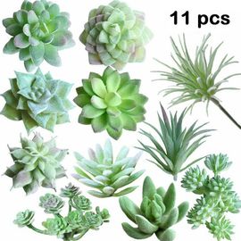 11 Pièces Artificielle Succulente Paysage Lotus Noël Fête De Mariage Fournitures Fausses Plantes Maison Décoration De Jardin