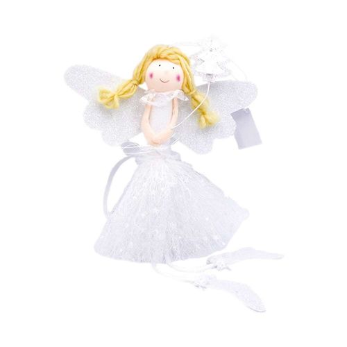 Peluche Noël Ange Poupée Jouet Suspendu Pendentif Festival Ornement Noël Arbre Décor