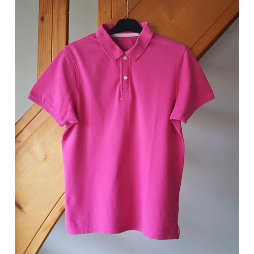 Polo Owk Taille M Rose Manches Courtes Coton Tbe