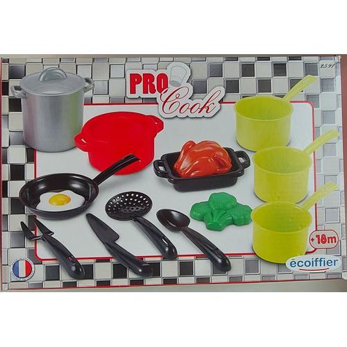 Dinette cuisine 16 pièces - Pro Cook - Ecoiffier