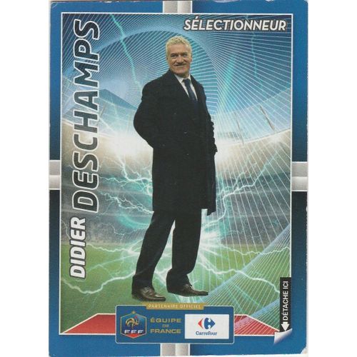 Carte Publicitaire Carrefour Représentant Didier Deschamps - Sélectionneur De L'équipe De France