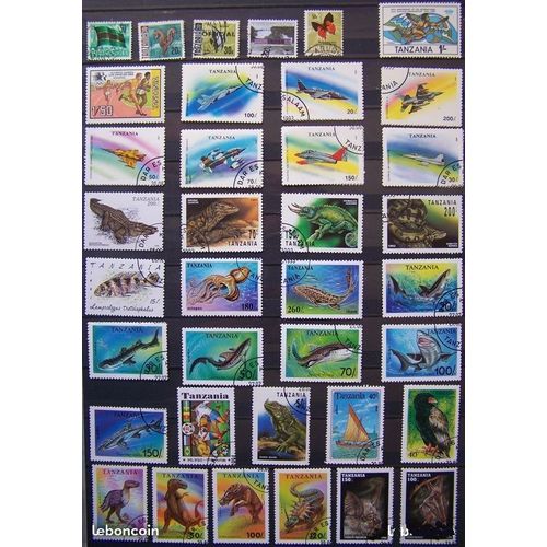 Lot De 69 Timbres De Tanzanie