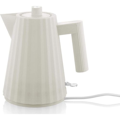 Alessi MDL06/1 W Bouilloire électrique Plissée Résine Thermoplastique - Blanc