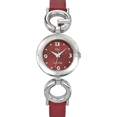 Montre Femme Go Girl Only En Cuir Rouge