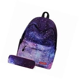 Tobaling Fille Sac a Dos Galaxy College Scolaire Loisir Voyage Impermeable avec 20 35L Violet Rakuten